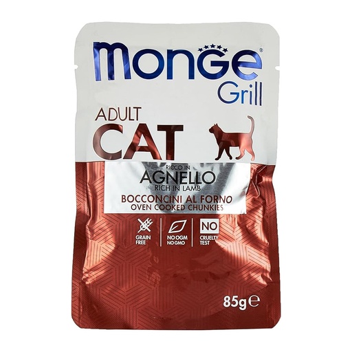 [MC007] Monge Gato Pouch Cordero 85g